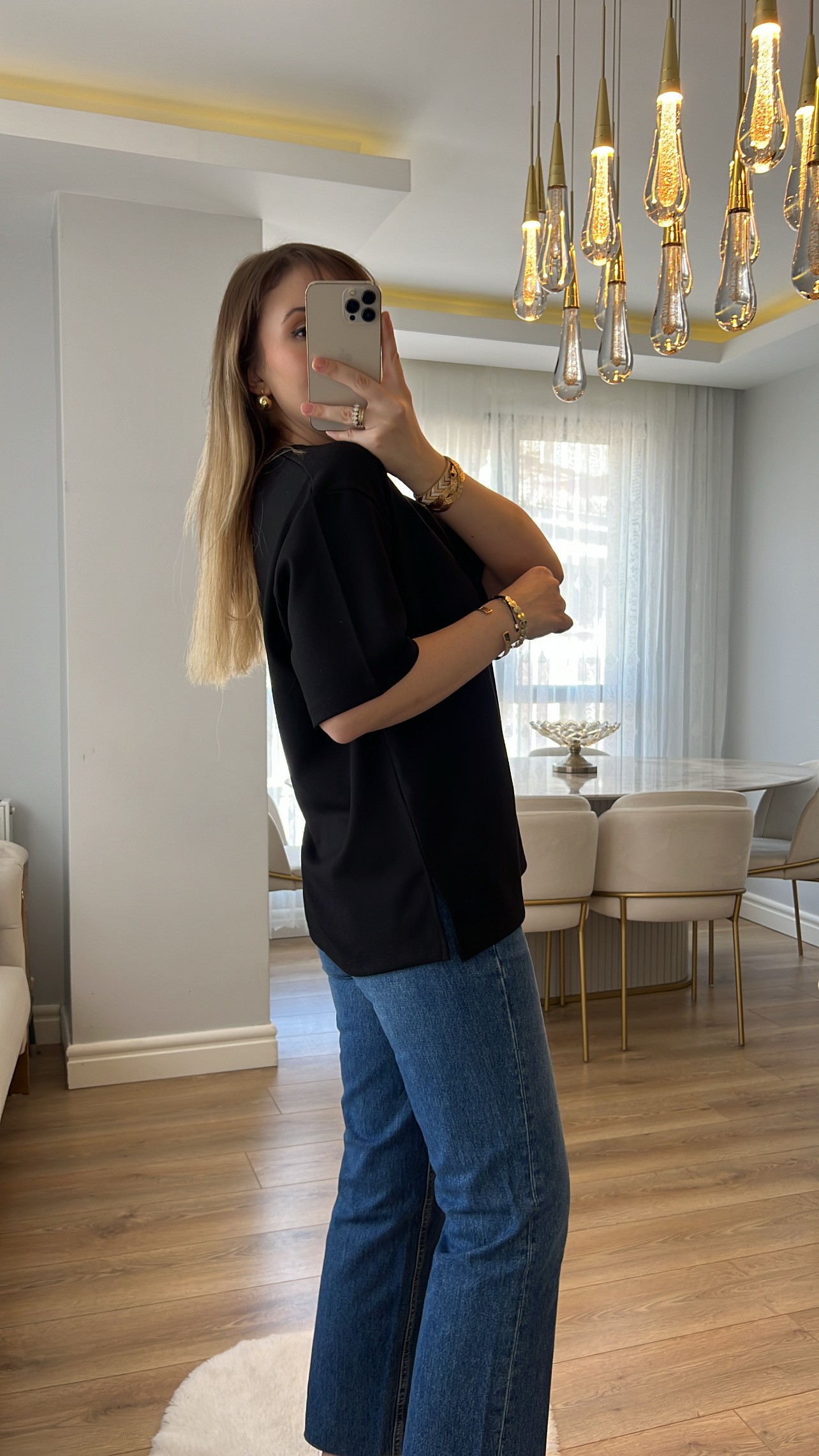 ZR Siyah Likralı Tok Premium Tshirt