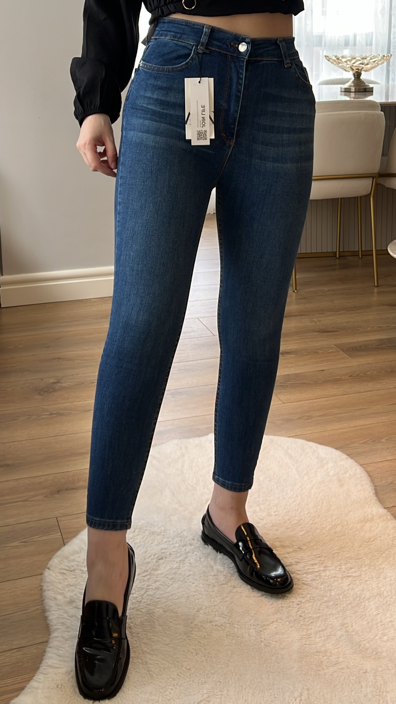 ZR Lacivert Toparlayıcı Skinny Jeans