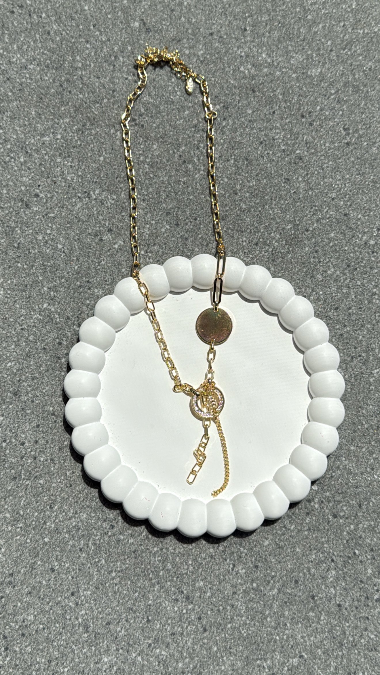 Sande Gold Kolye