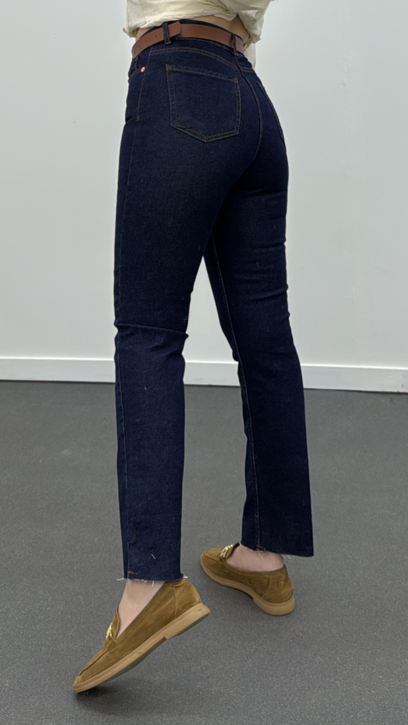 Juliet Lacivert Yüksek Bel Slim Fit Jeans