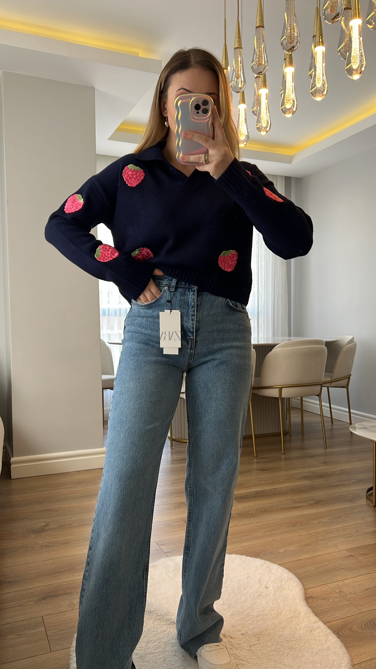 Olivia Kot Yıkama 90's Straight Vintage Jeans
