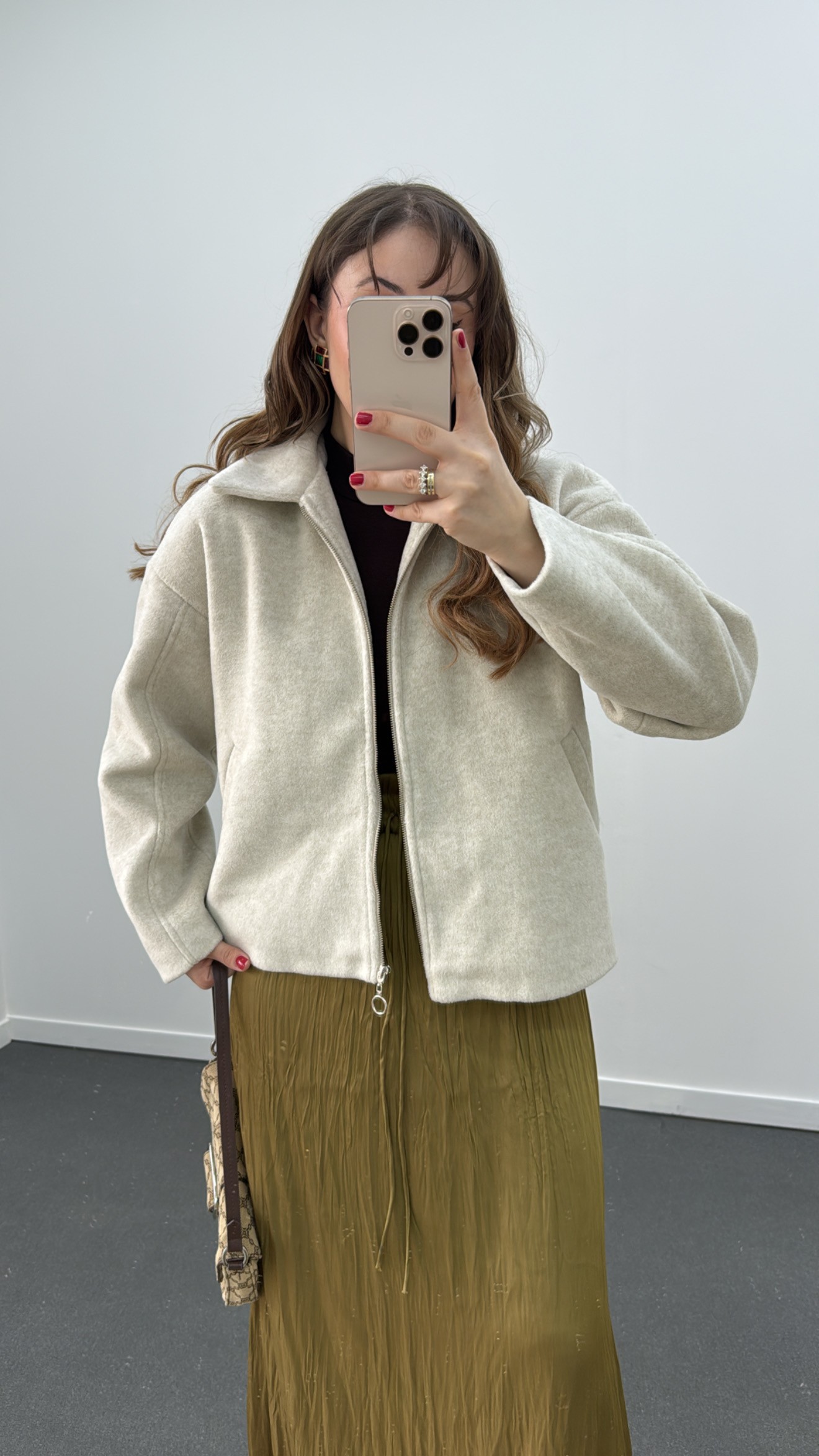ZR Stone Colour Stamp Coat