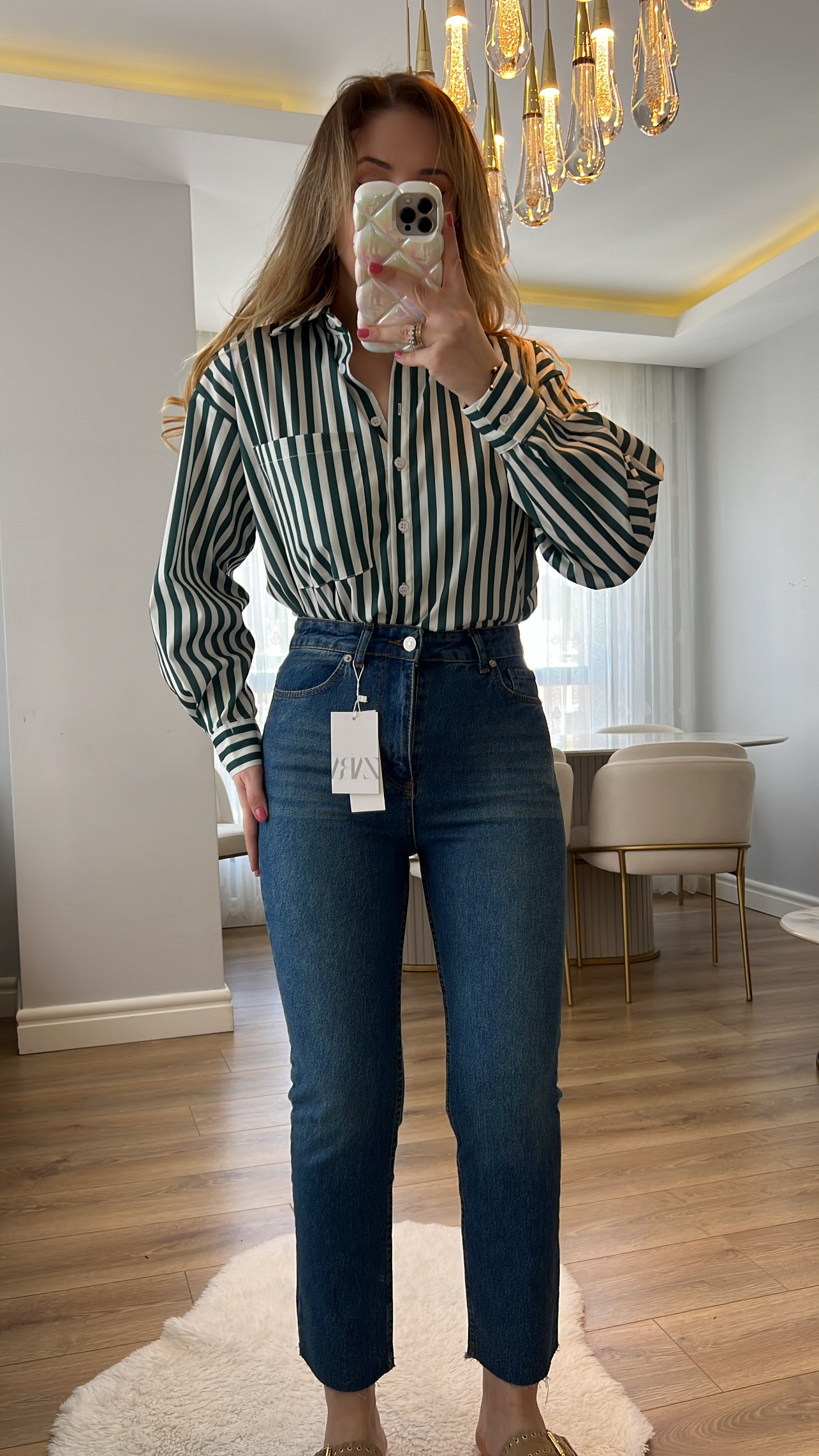 Juliet Tint Yıkama Yüksek Bel Slim Fit Jean