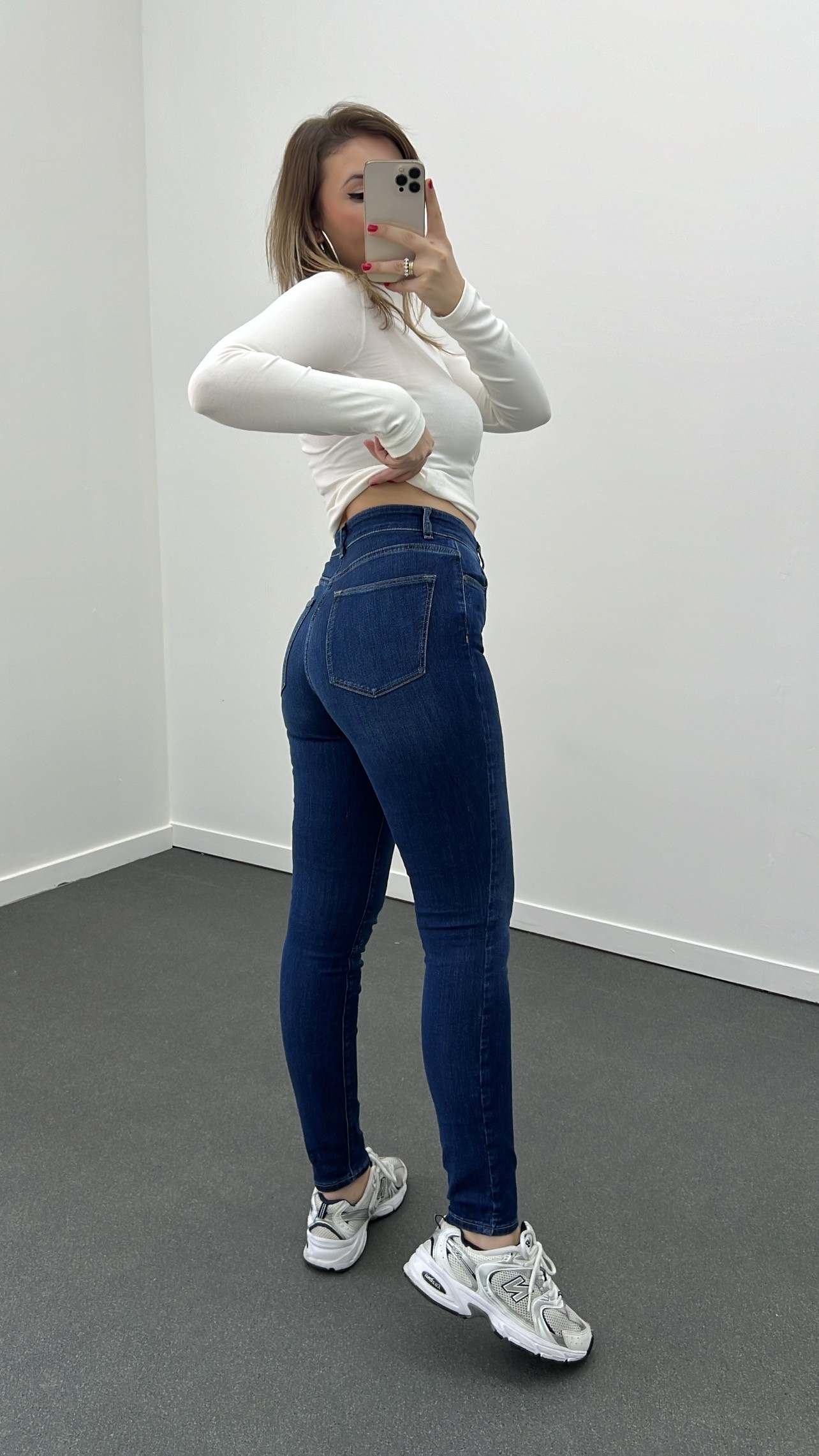 Massi Lacivert Push Up Skiny Jeans