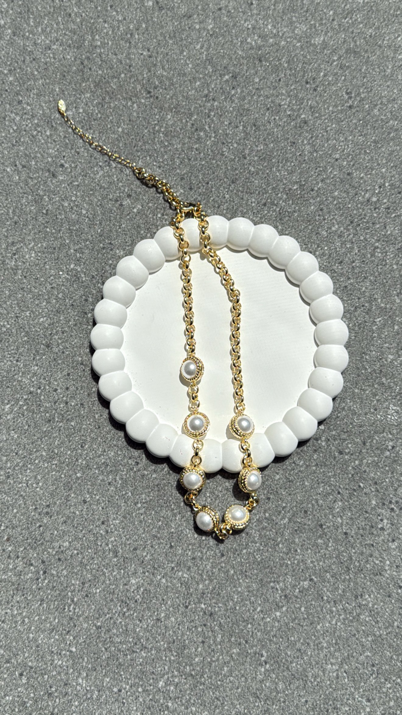 İnci Gold Top Kolye 