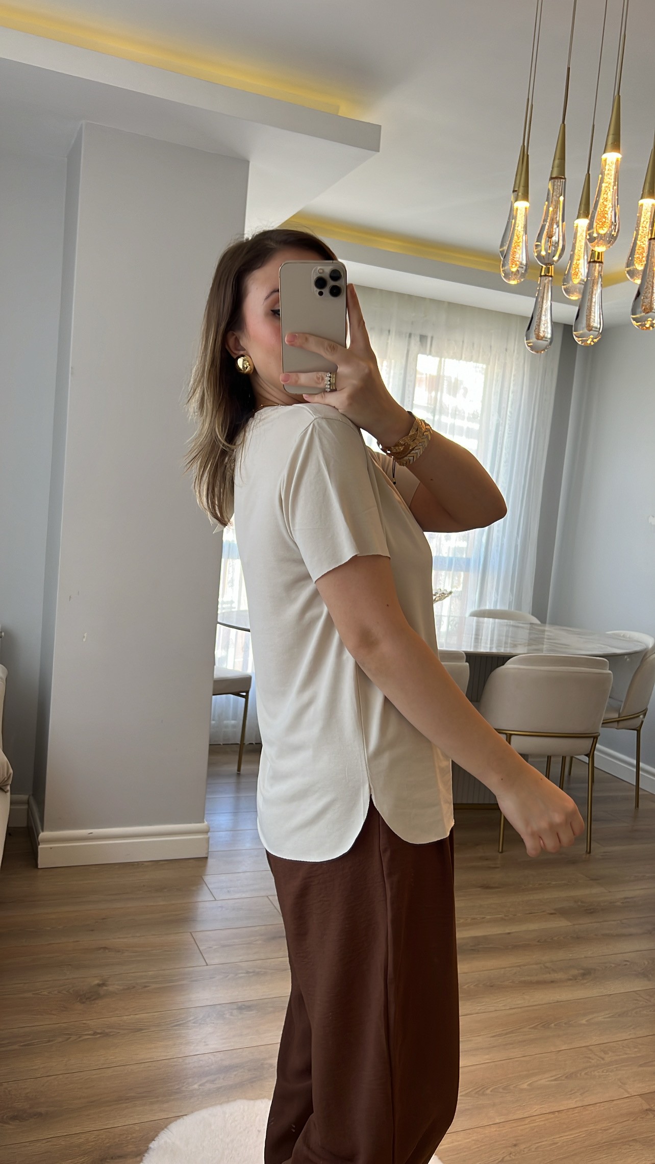 Oys Bej V Yaka Modal Tshirt