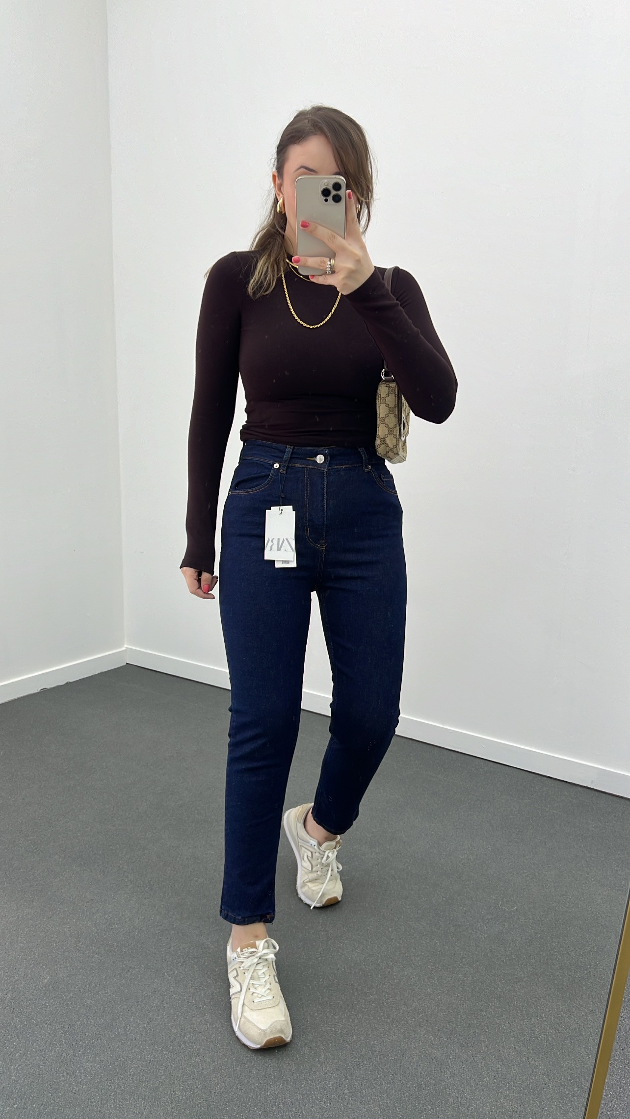 Velvet Lacivert Yıkamalı Mom Fit Jeans