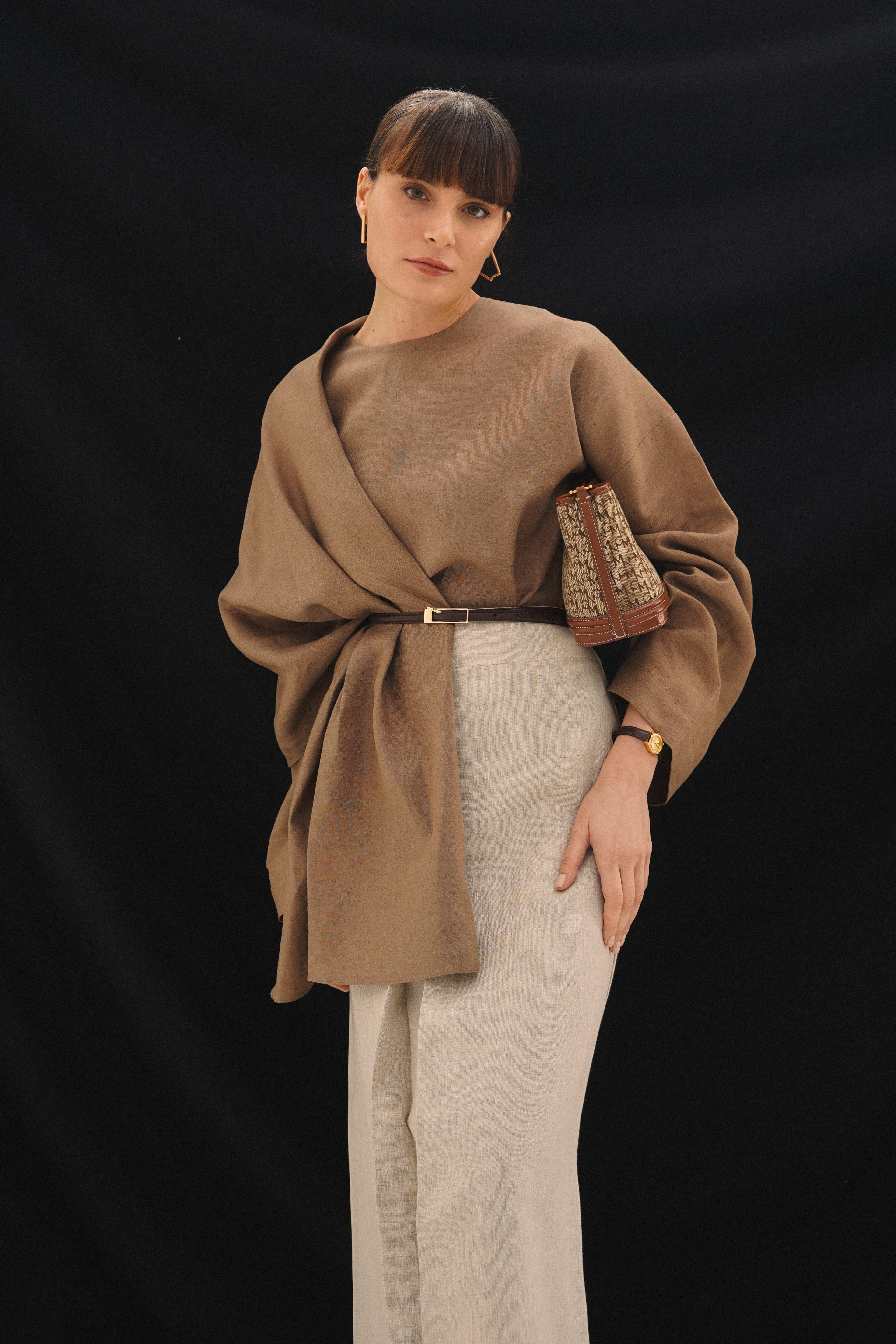Soft Linens Kahve Takım