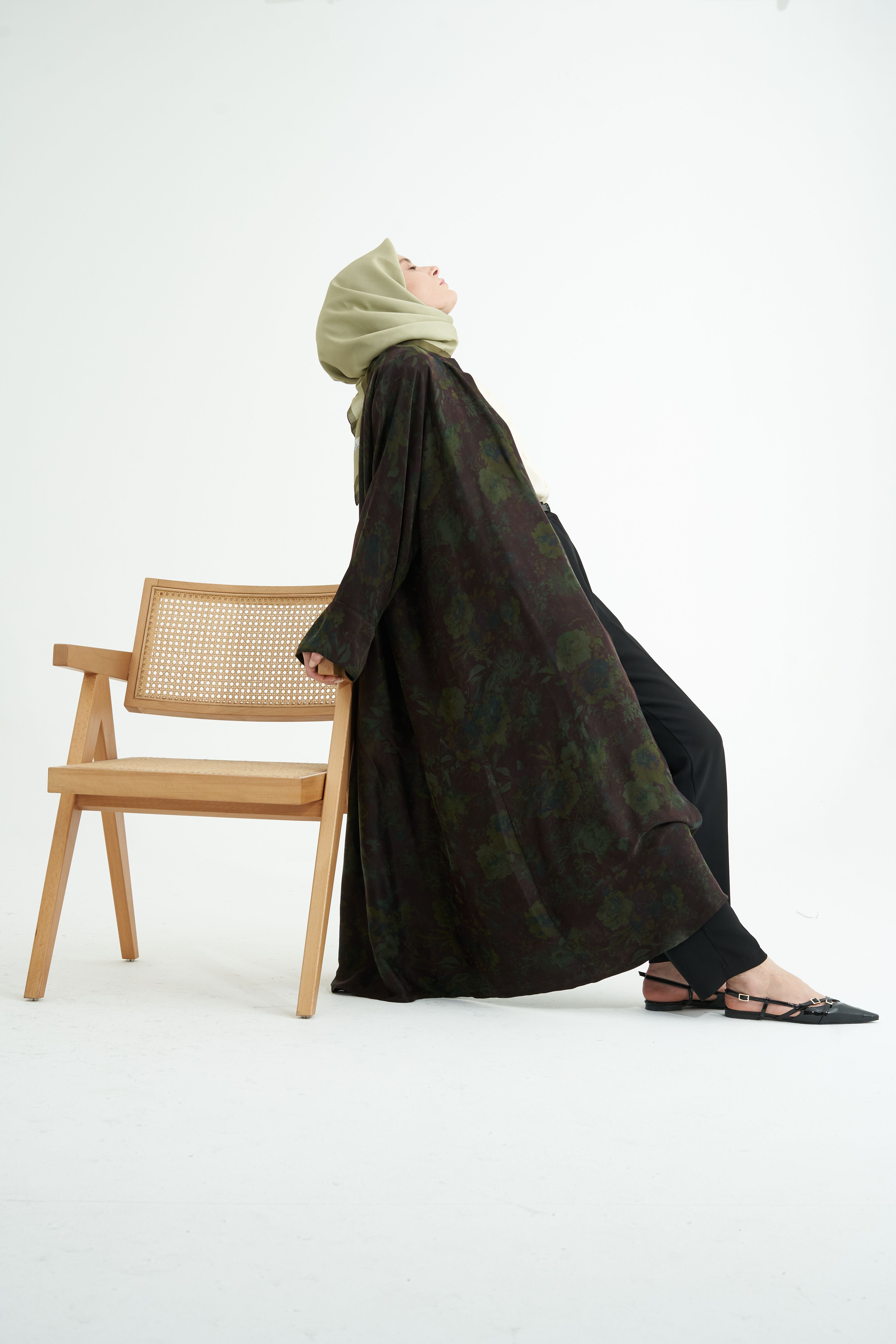 Sahra İpek Cupro Kaftan