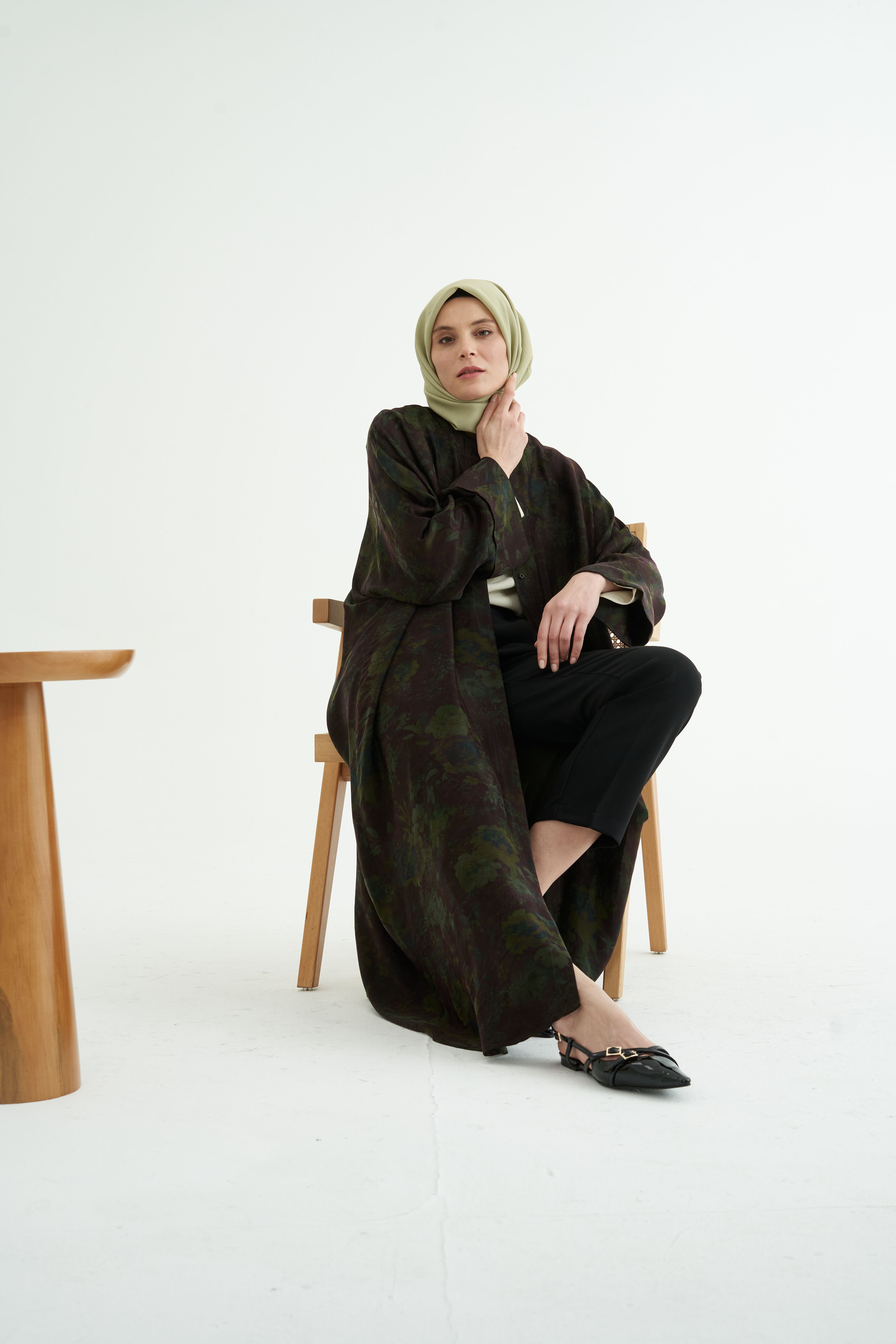 Sahra İpek Cupro Kaftan