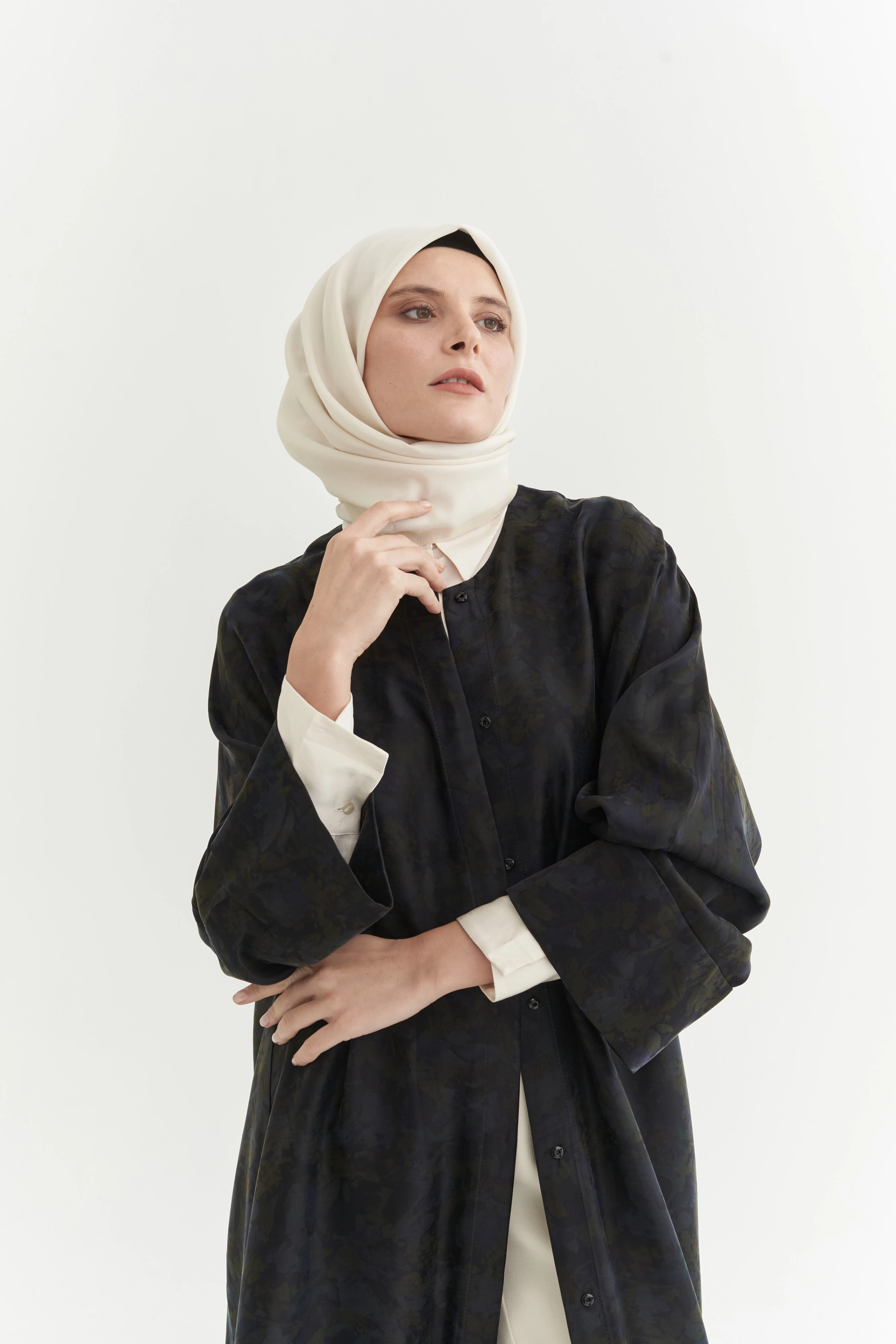 Raia İpek Cupro Kaftan