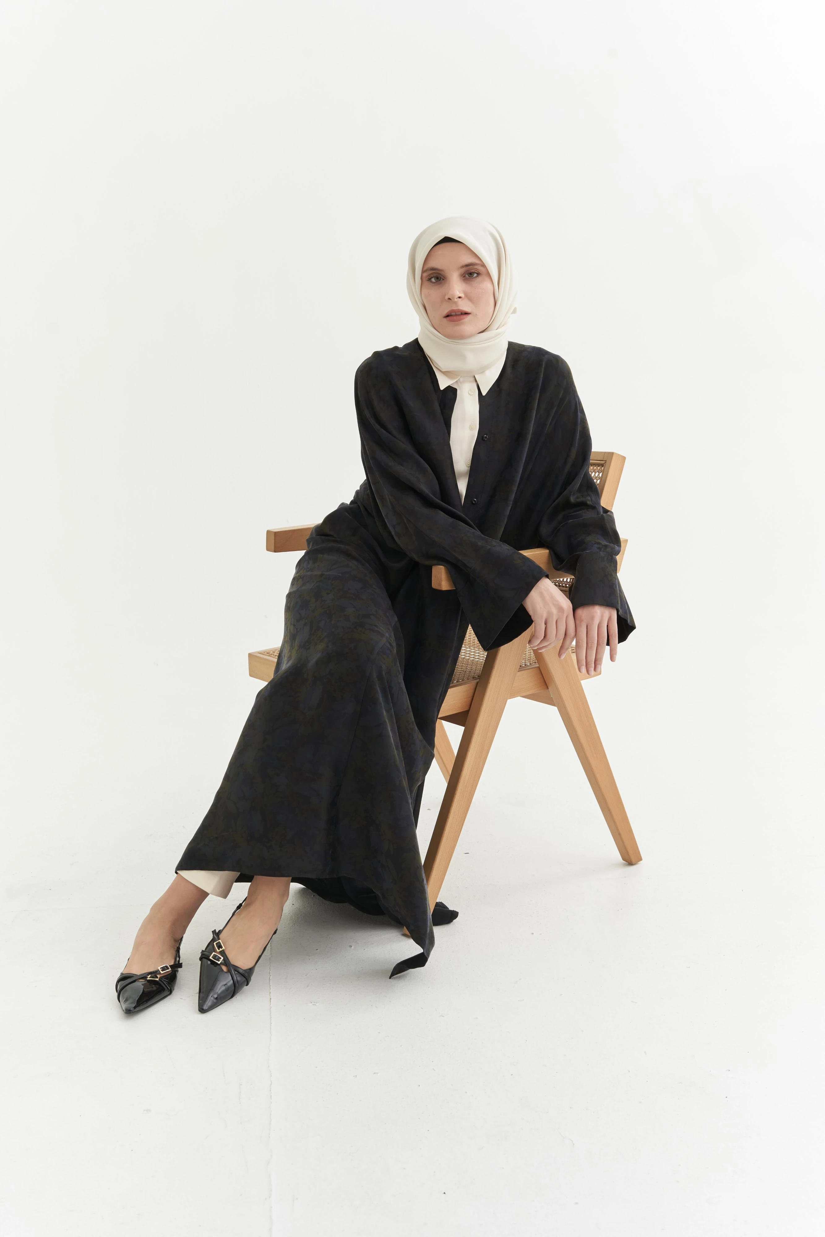 Raia İpek Cupro Kaftan