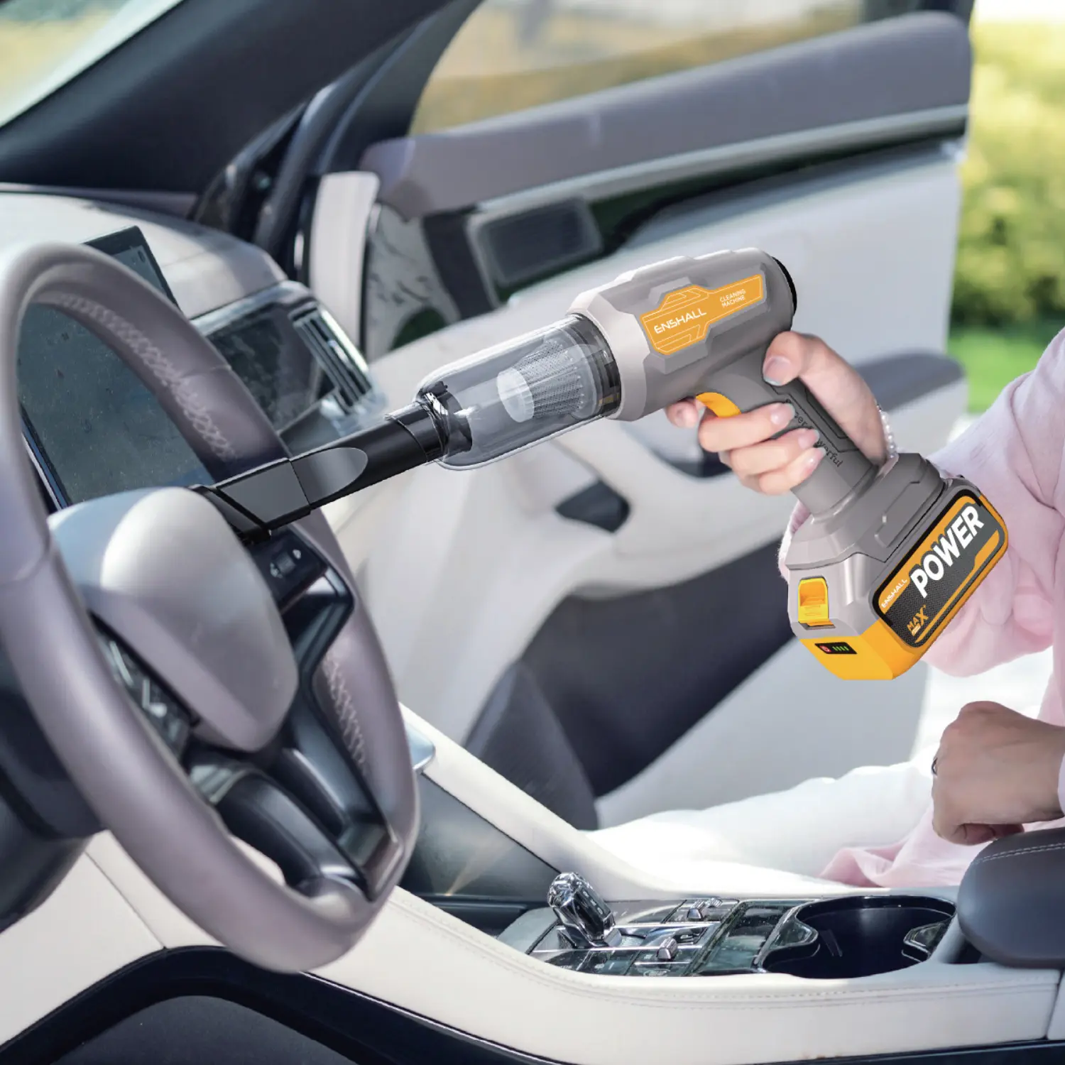 20.000 PA Güçlü Çift Bataryalı Şarjlı 2IN1 El Süpürgesi Seti