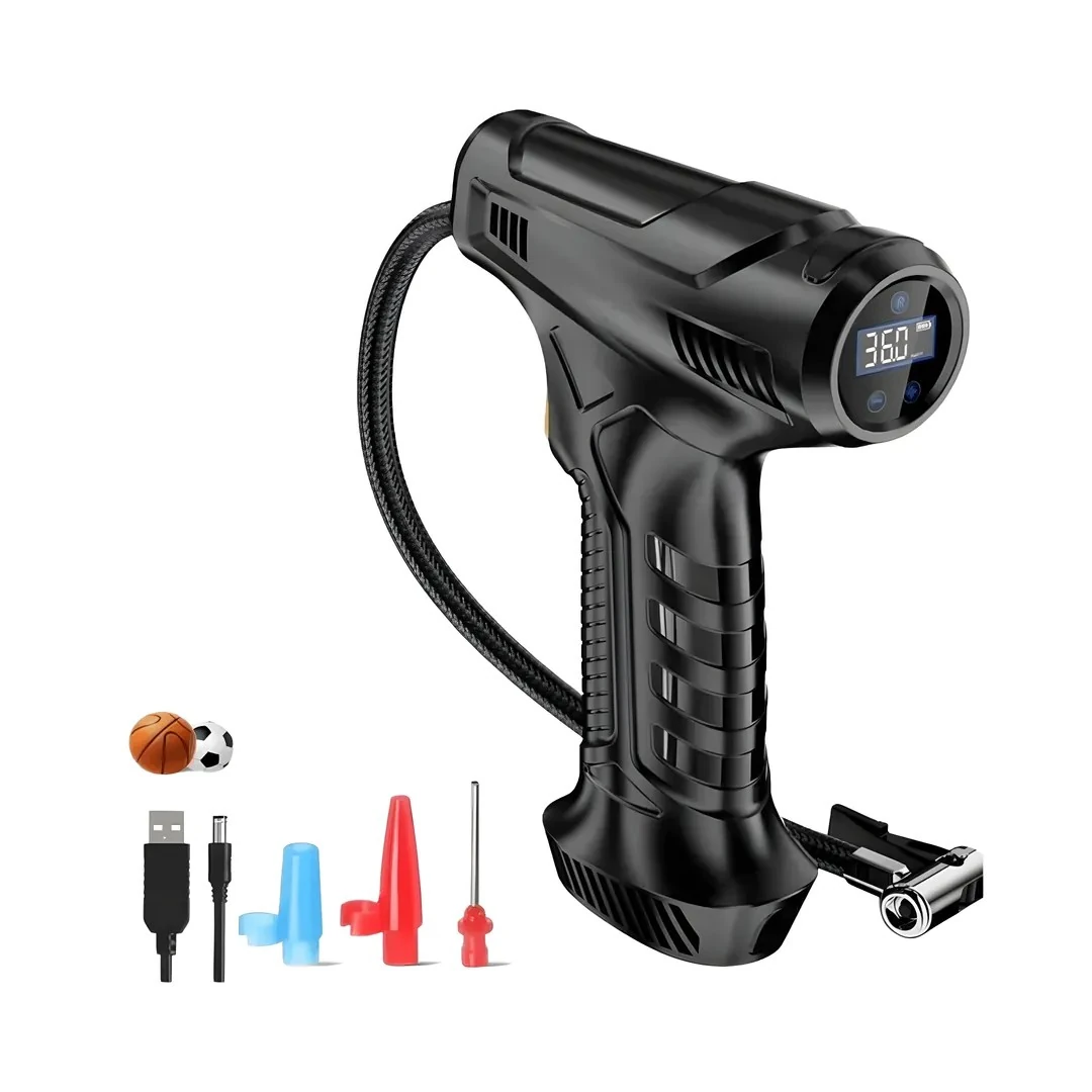 Şarjlı Kablosuz Taşınabilir Araç Lastik Şişirme Hava Kompresörü - A6622