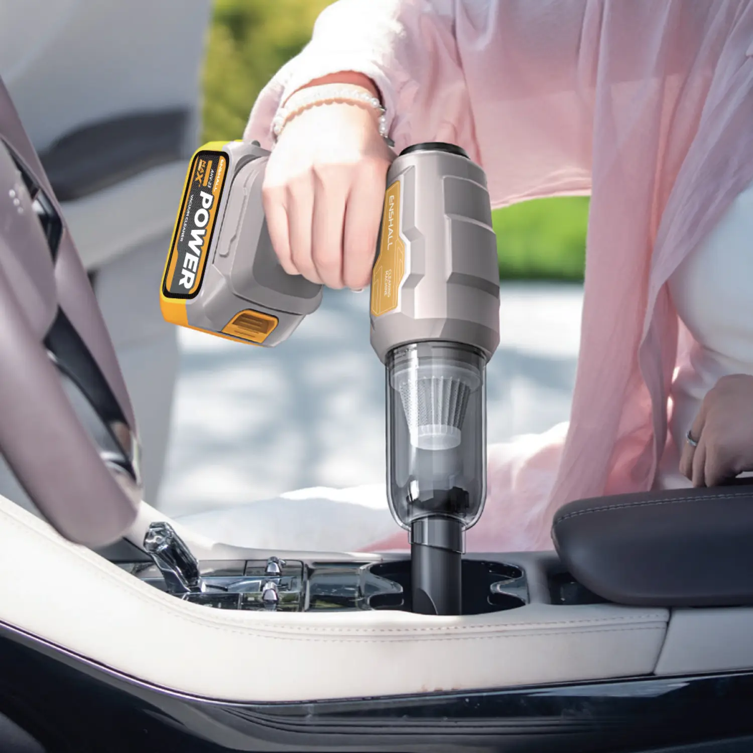 20.000 PA Güçlü Çift Bataryalı Şarjlı 2IN1 El Süpürgesi Seti