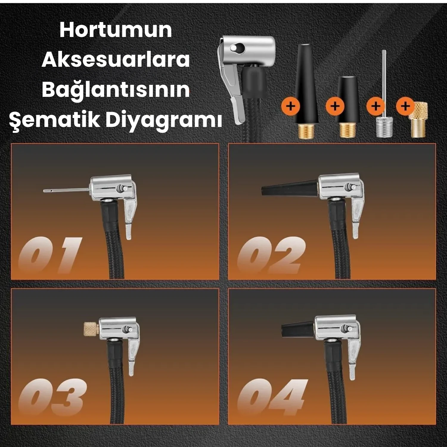 Powerbank Özellikli Şarjlı Kablosuz Araç Lastik Şişirme Hava Kompresörü - Çakmaklık Girişli A5588