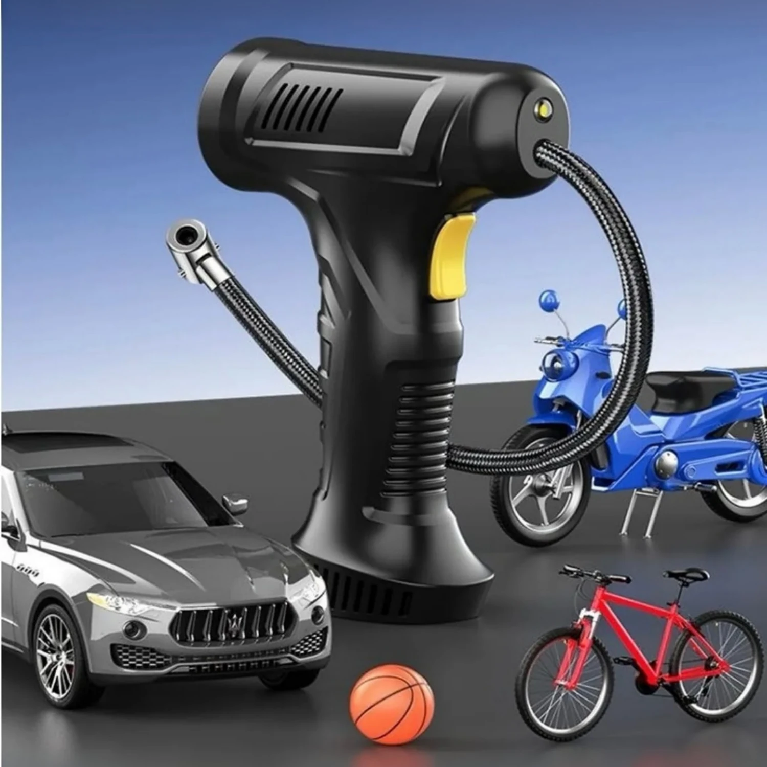 Şarjlı Kablosuz Taşınabilir Araç Lastik Şişirme Hava Kompresörü - A6622