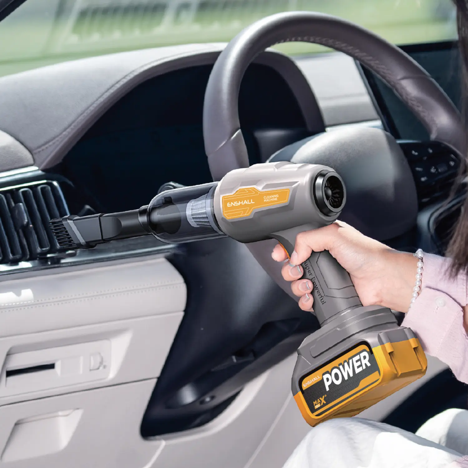 20.000 PA Güçlü Çift Bataryalı Şarjlı 2IN1 El Süpürgesi Seti