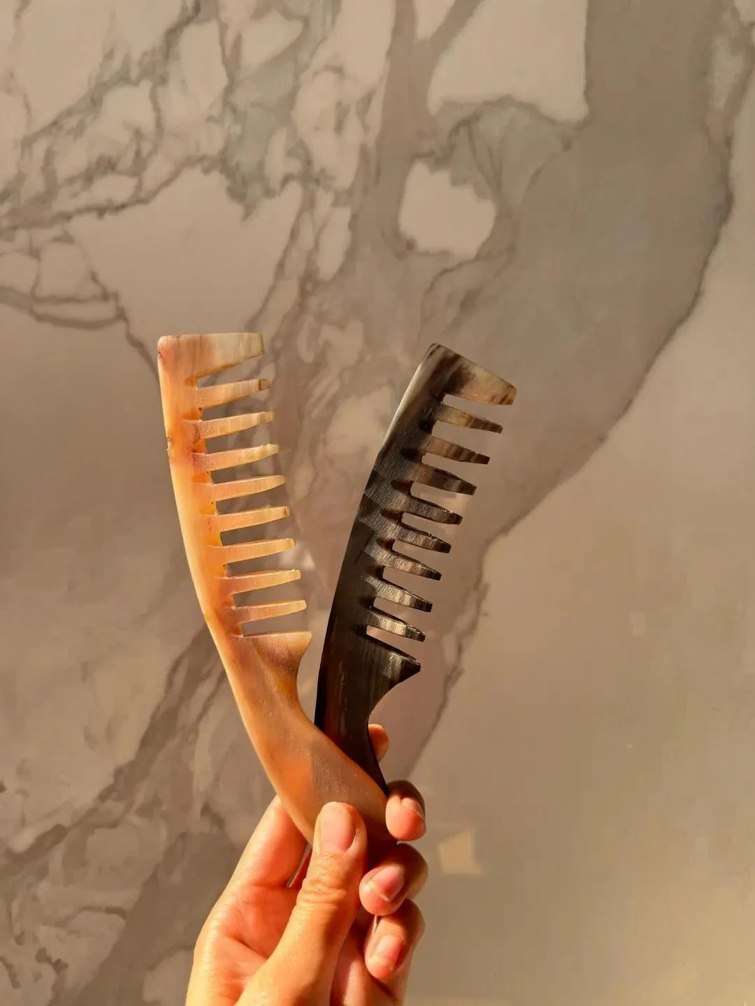 Kıvırcık saç Kemik Tarak