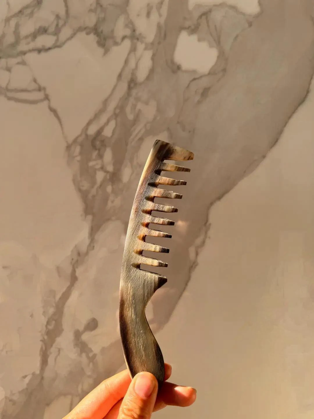 Kıvırcık saç Kemik Tarak