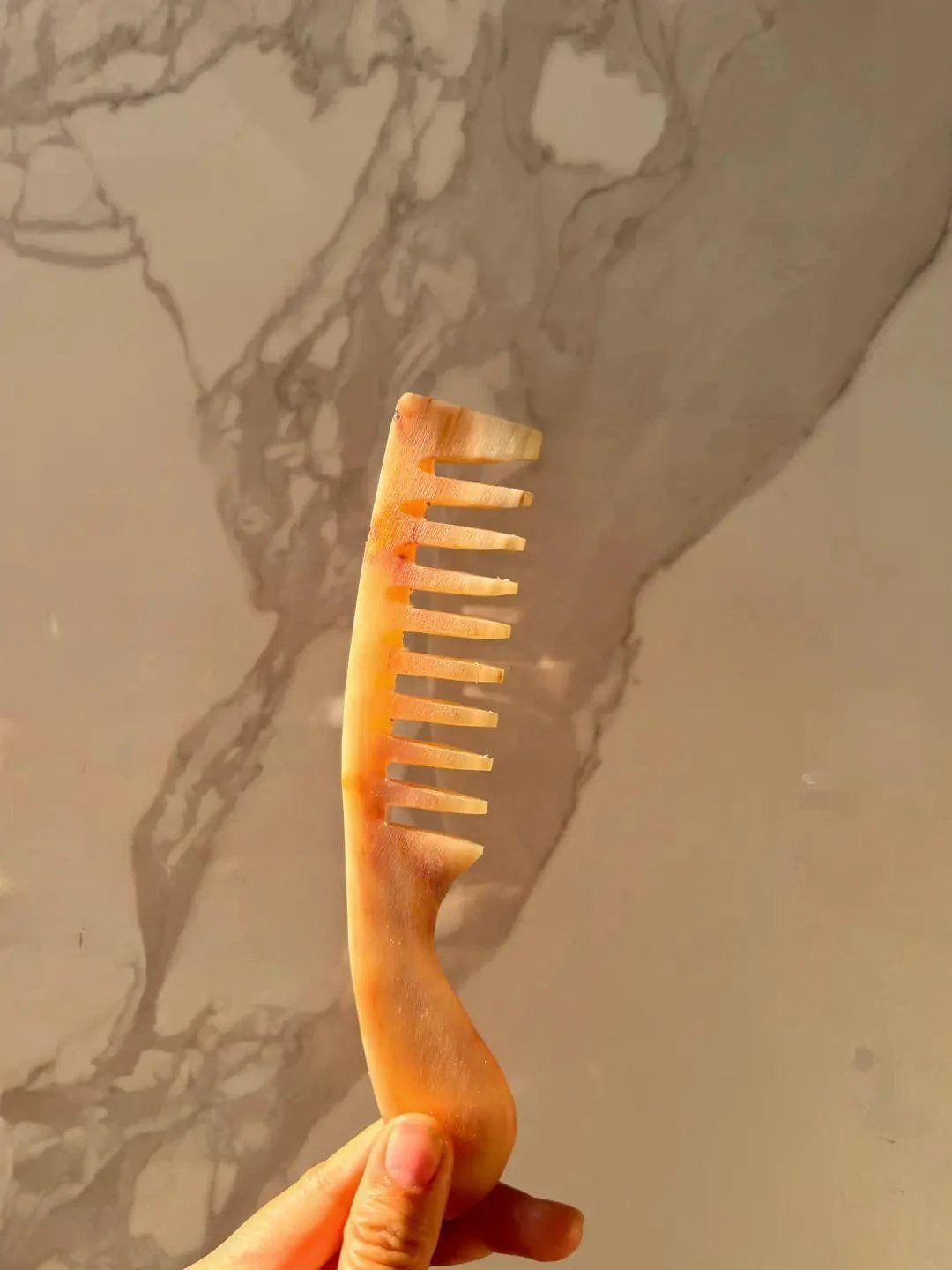 Kıvırcık saç Kemik Tarak