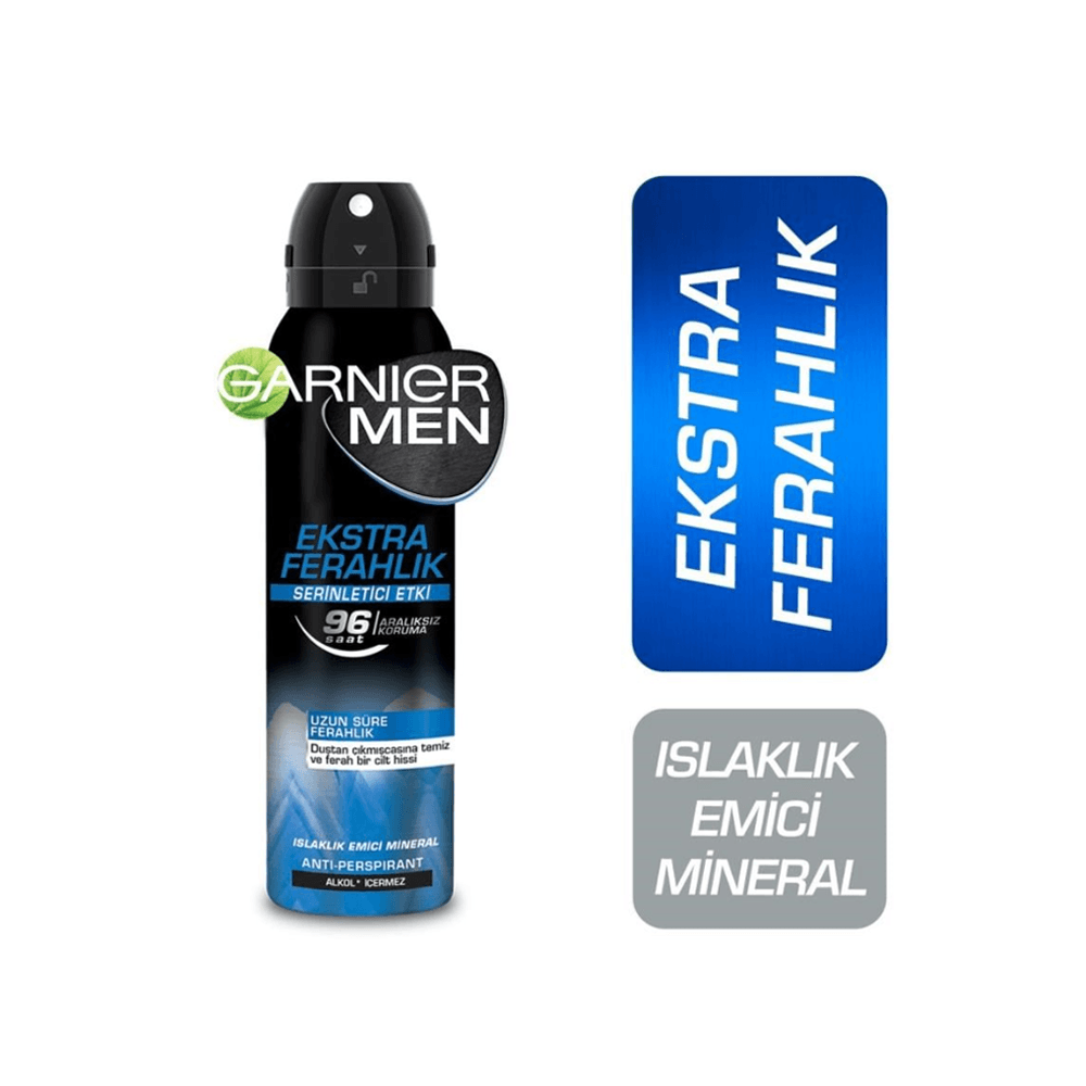 Garnier Men Ekstra Ferahlık Sprey Deodorant 150ML