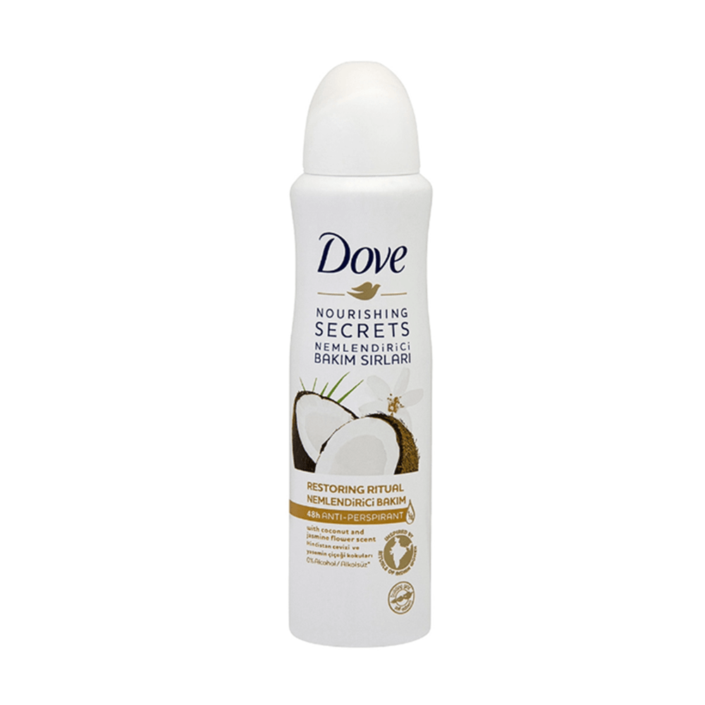 Dove Hindistan Cevizi & Yasemin Çiçeği Kadın Sprey Deodorant 150 ML