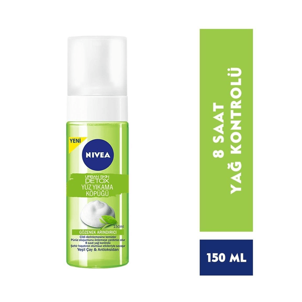 Nivea Urban Skin Detox Yüz Yıkama Köpüğü 150ML