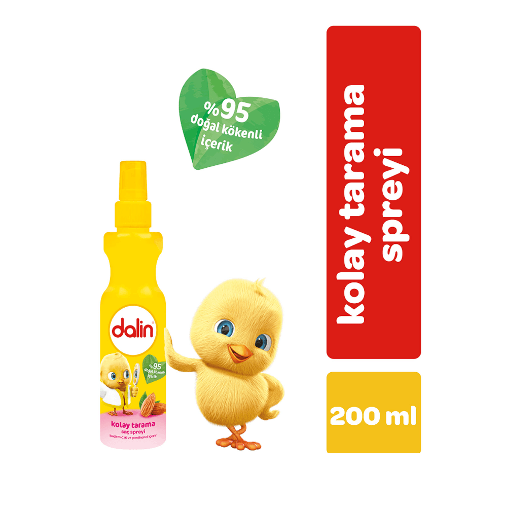 Dalin Kolay Tarama Saç Spreyi Badem Yağlı 200ML