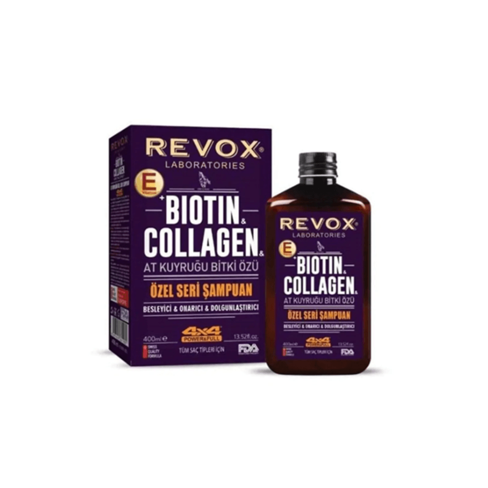 Revox Biotin Collagen At Kuyruğu Bitki Özlü Şampuan 400 ML