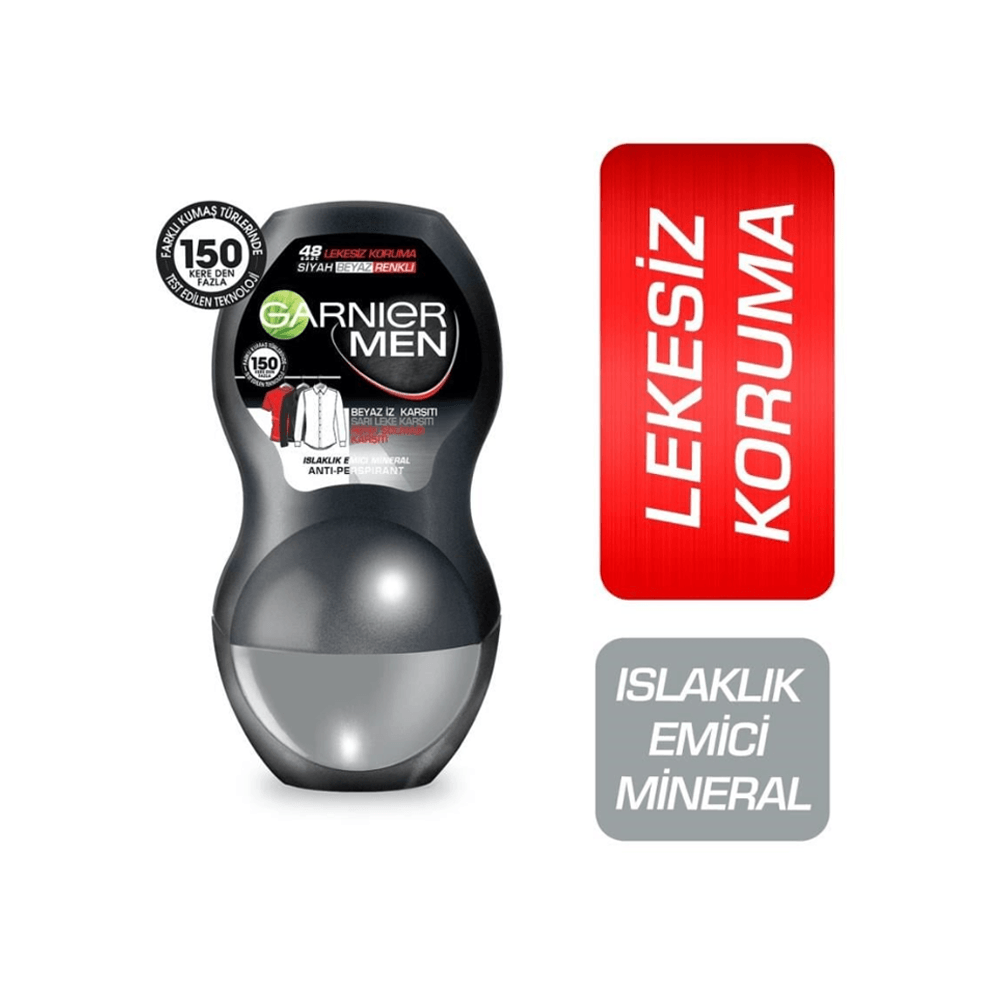 Garnier Men Roll-On Deodorant Lekesiz Koruma 50ML