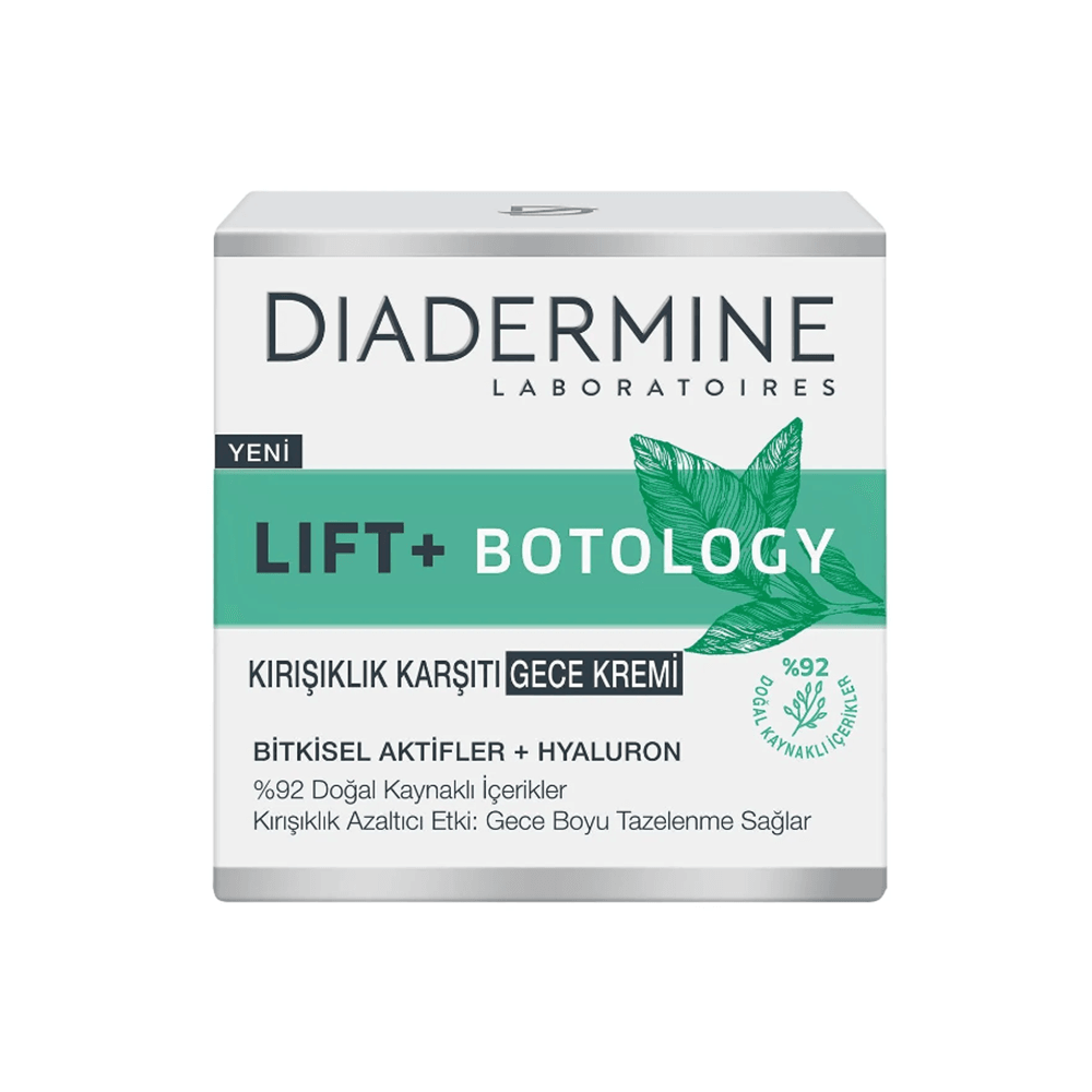 Diadermine Lift + Botology Kırışıklık Karşıtı Gece Kremi 50 ML