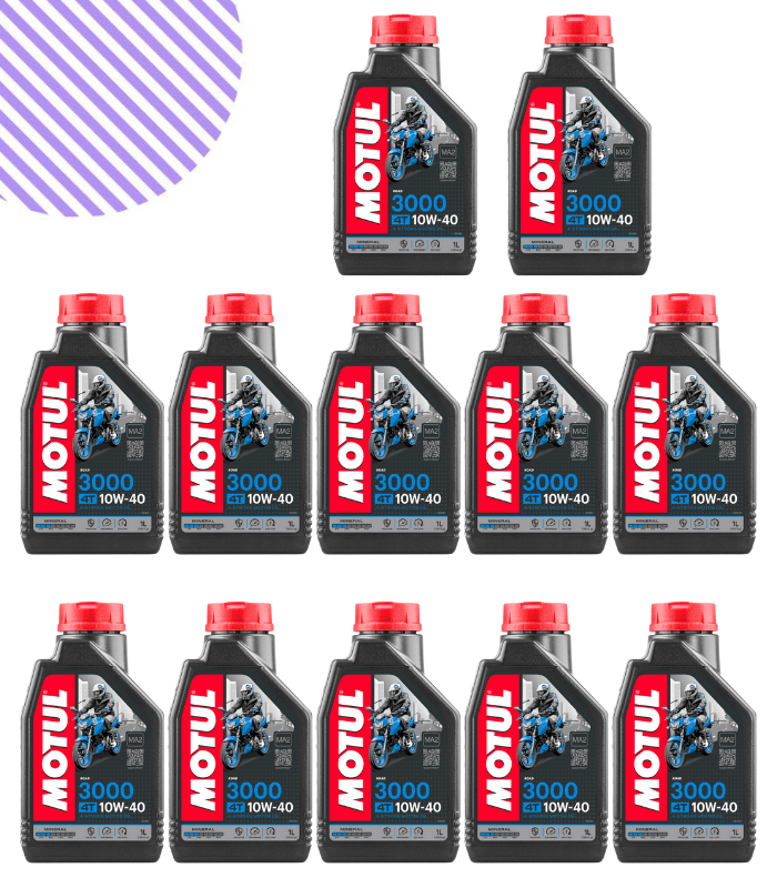 MOTUL 3000 10W40 1L 12 ADET