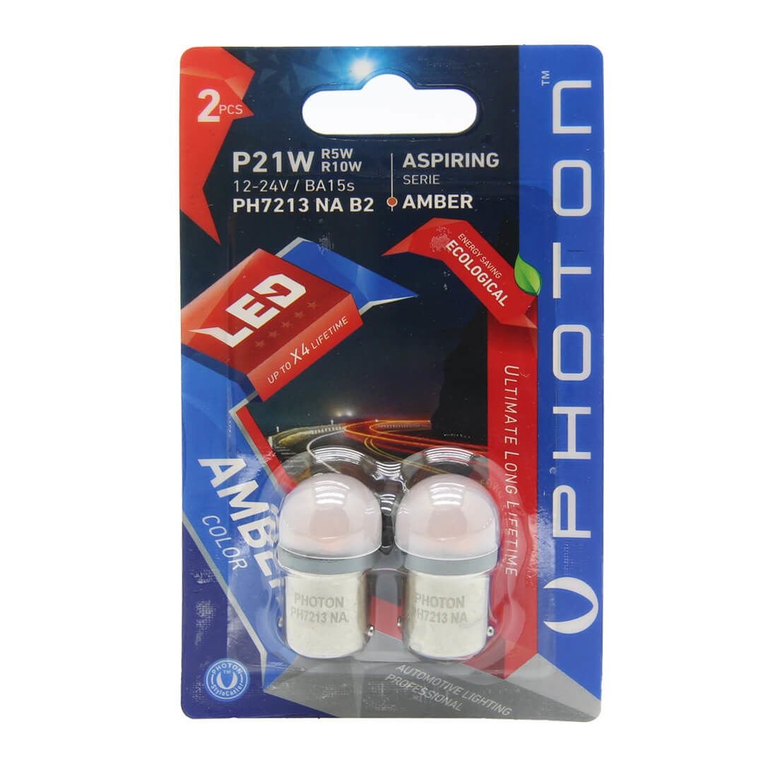 PHOTON PY21W 12-24V AMBER LED ASPIRING SERIE (2Lİ BLİSTER)