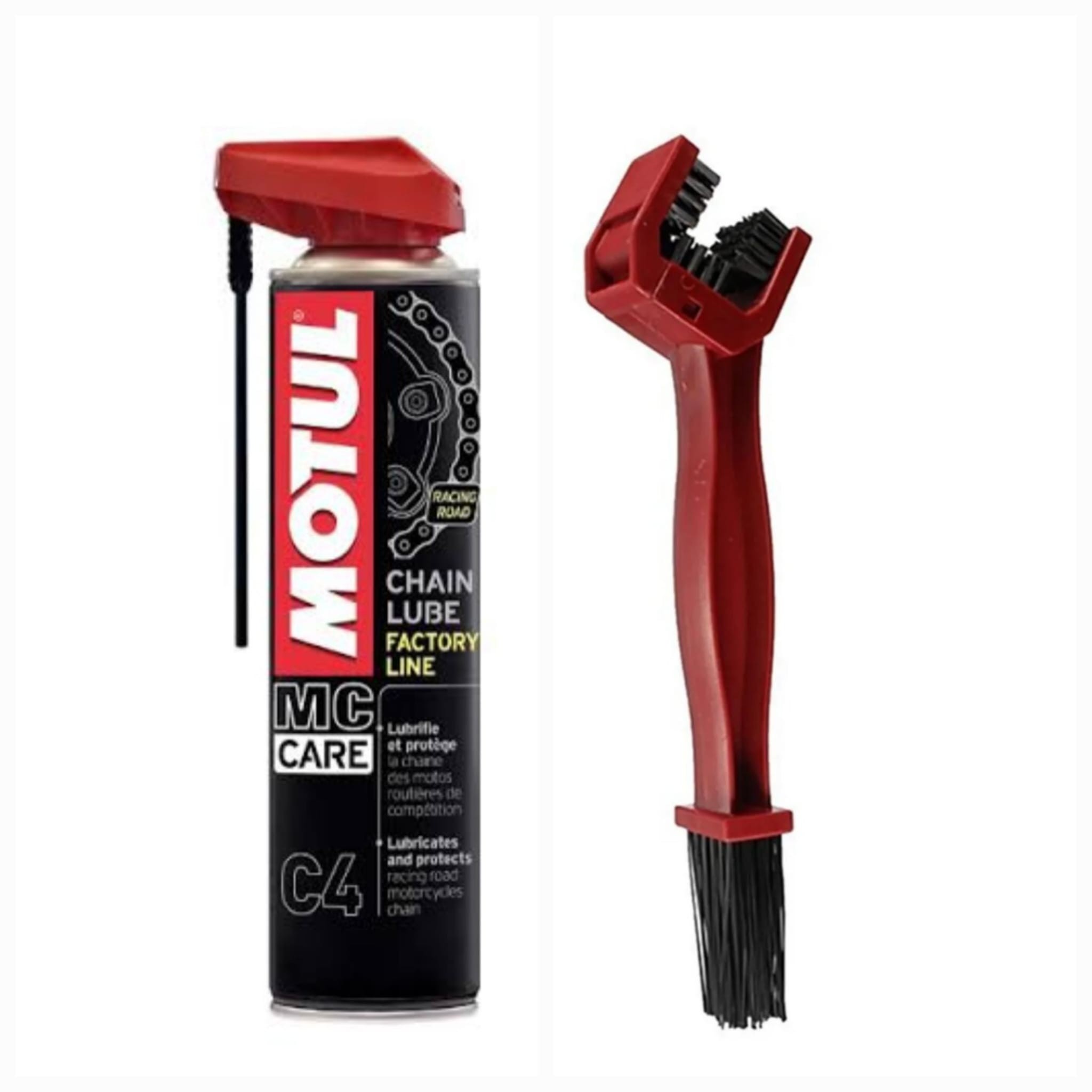 MOTUL C4 ZİNCİR YAĞI+ZİNCİR TEMİZLEME FIRÇASI