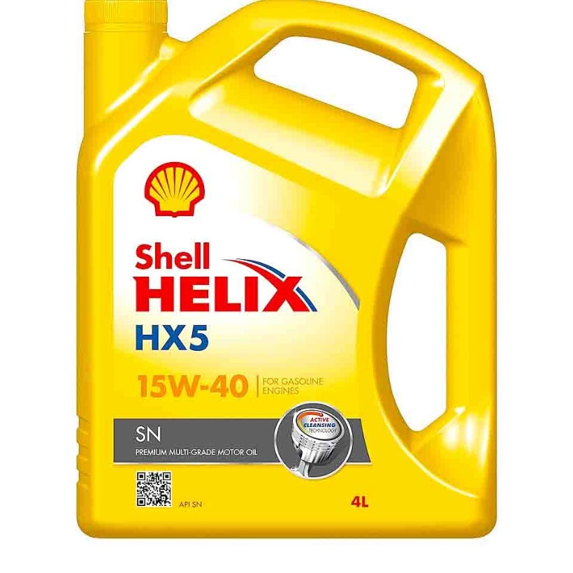 Shell Helix Hx5 SN 15W40 - 4 Litre