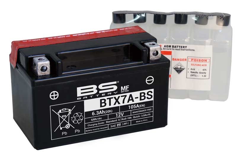 BS BATTERY BTX7A-BS