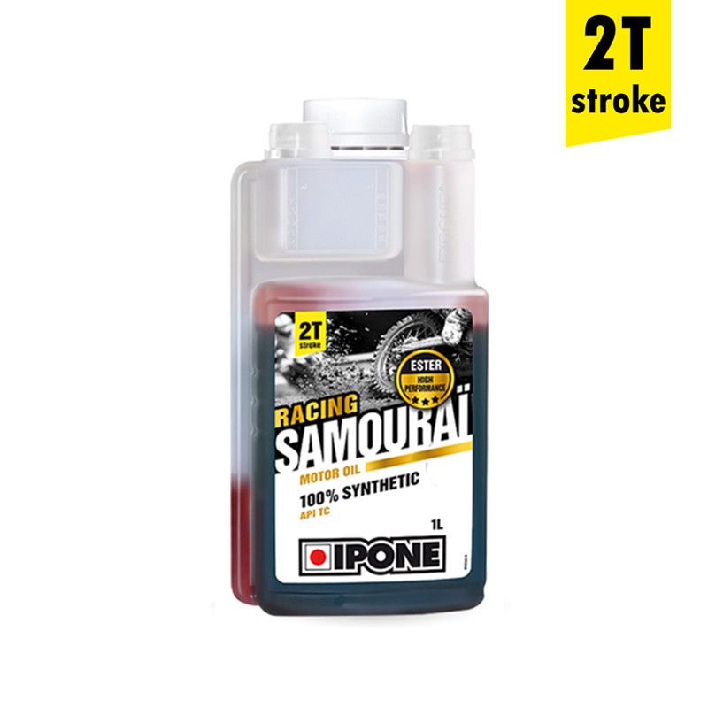 IPONE 2T SAMOURAI RACING STRAWBERRY 1L