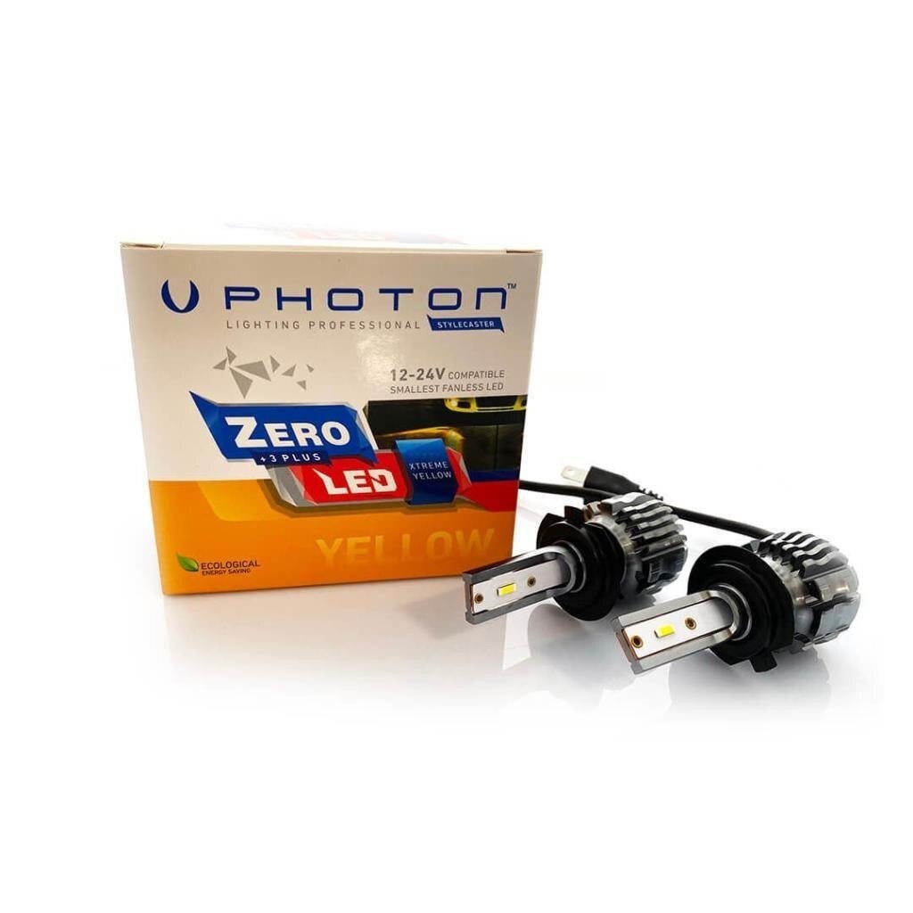 PHOTON ZERO H7 XTREME YELLOW +3 PLUS FANSIZ LED 12V-24V