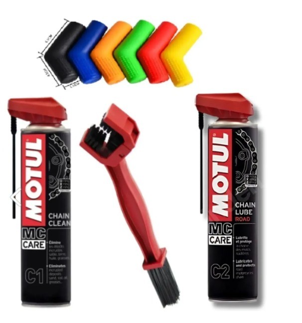 MOTUL C1+C2+ZİNCİR TEMİZLEME FIRÇASI+VİTES ÇORABI