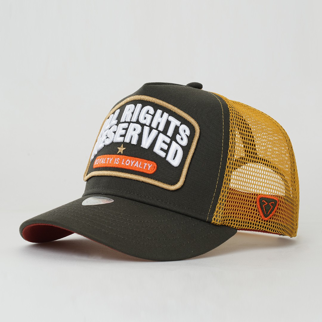 Urban Collection - All Right Reserved - New Trucker Hat - Haki