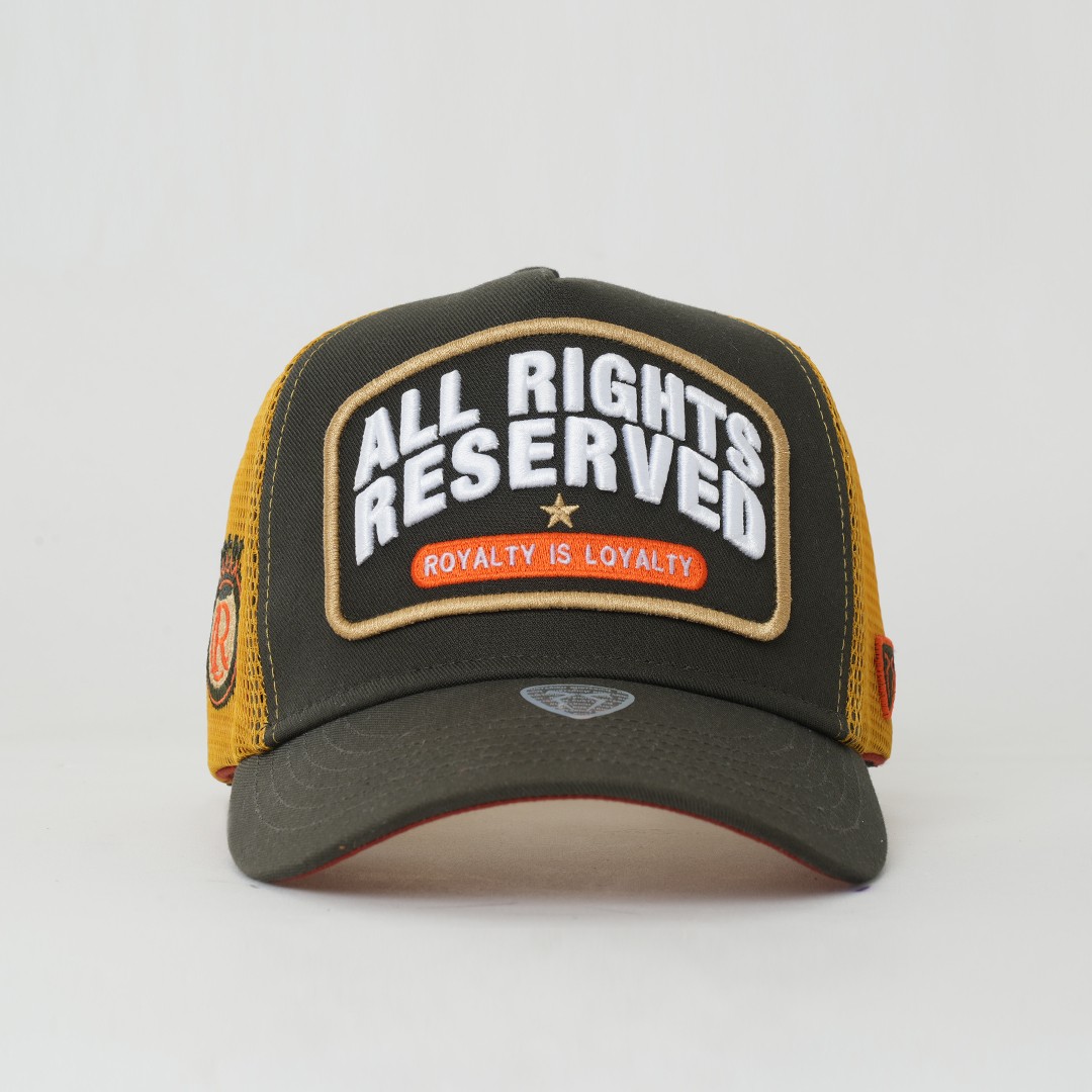 Urban Collection - All Right Reserved - New Trucker Hat - Haki