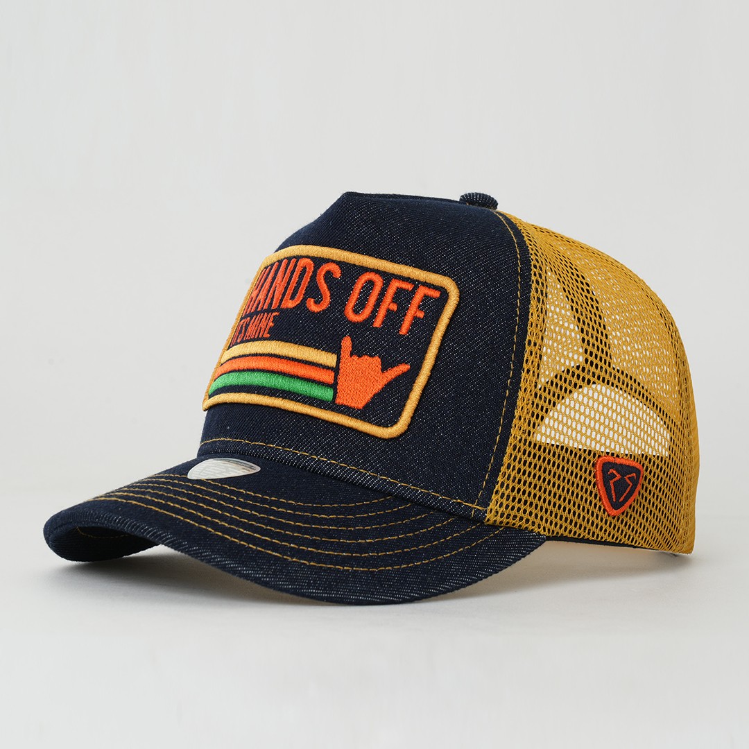 Urban Collection - Hands Off - Trucker Hat - Denim