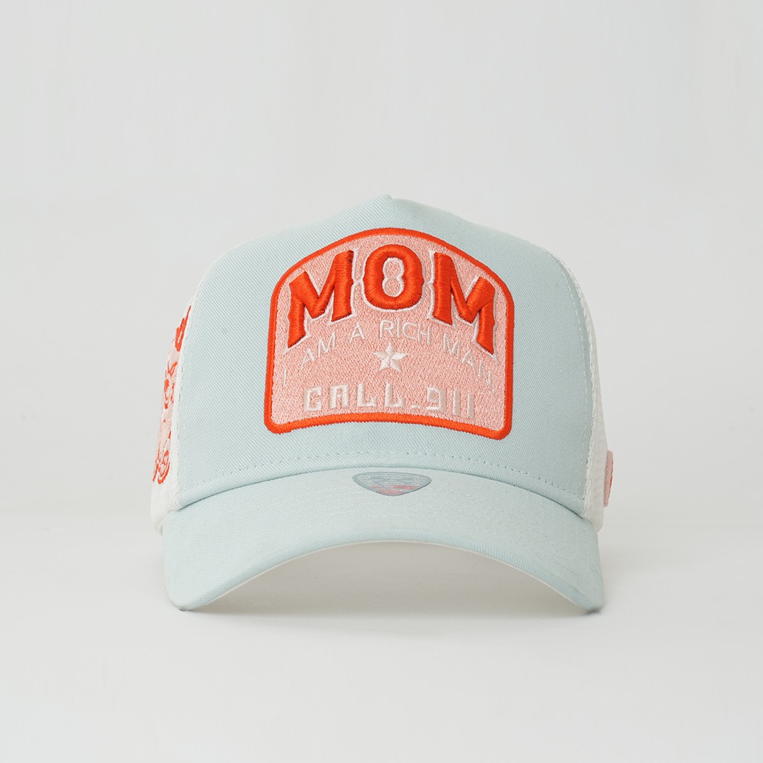 Motto Collection - Mom - Trucker Hat - Mint Yeşili