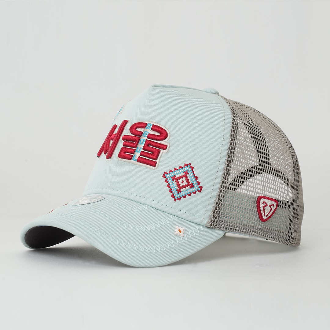 City's Collection - Seoul - Trucker Hat - Mint Yeşili