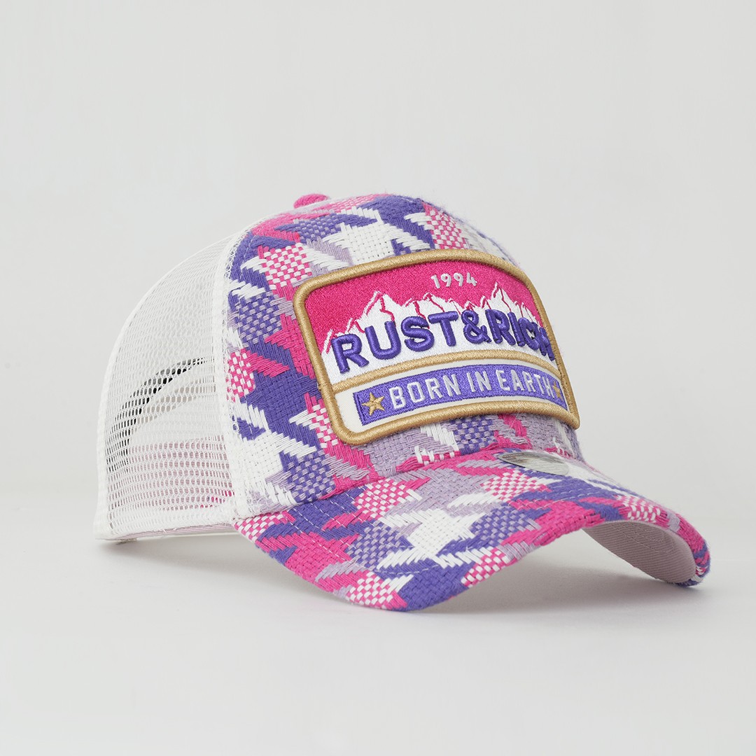 Funky Collection - Born In Earth - Trucker Hat - Pembe