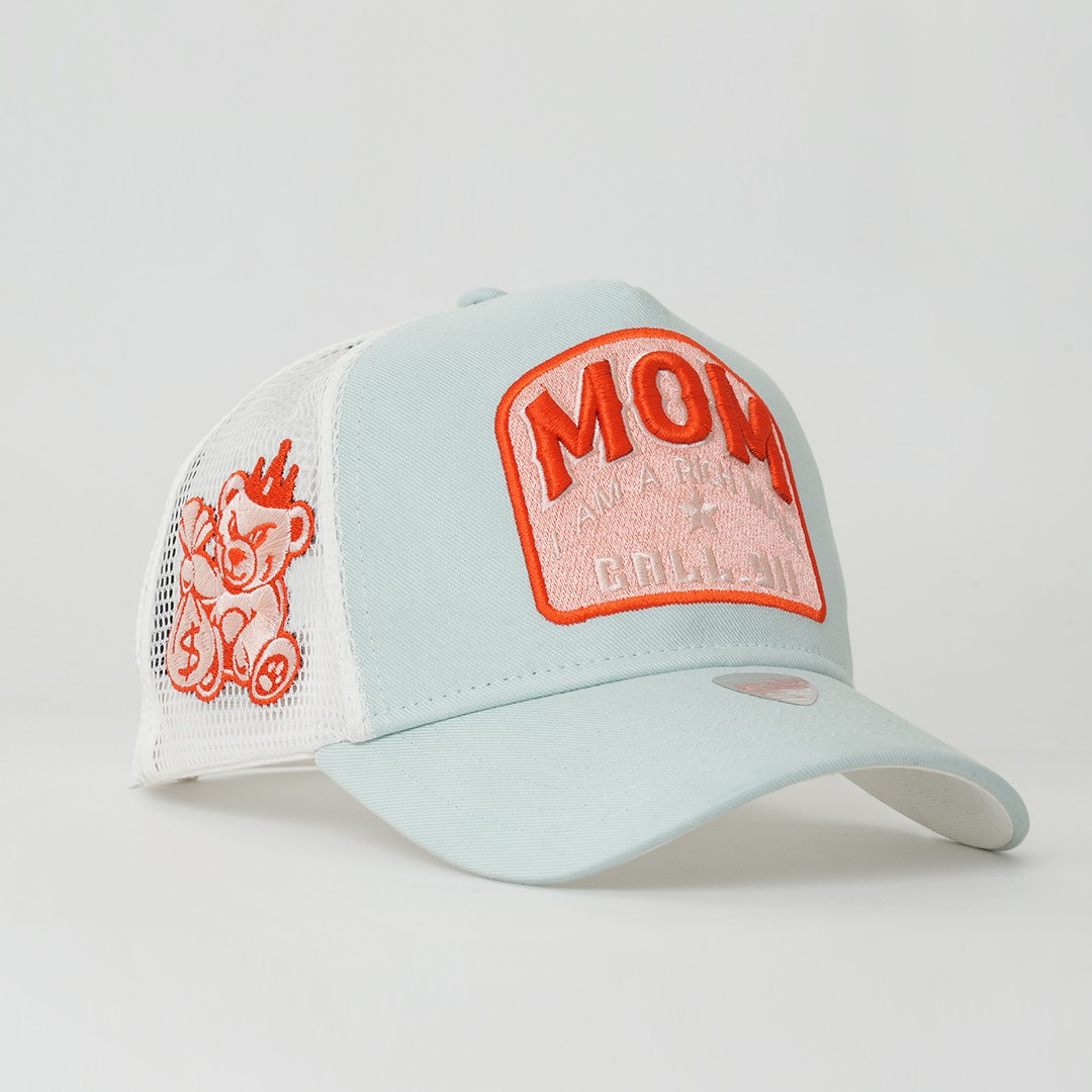 Motto Collection - Mom - Trucker Hat - Mint Yeşili