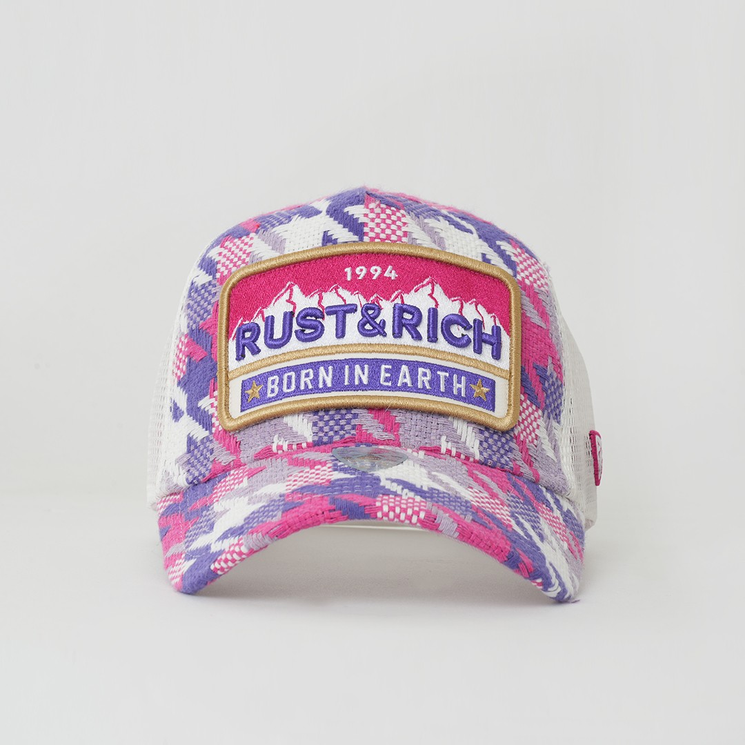 Funky Collection - Born In Earth - Trucker Hat - Pembe