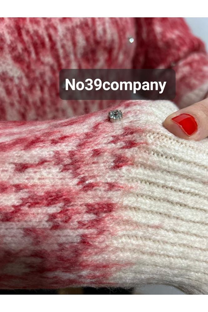 No:39 Company 1. Kalite Trend Taş Detaylı Kazak