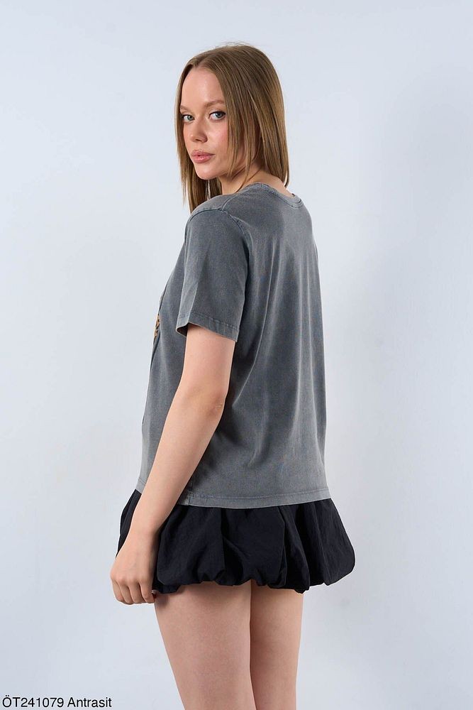 VOUGE Baskılı Kadın T-Shirt